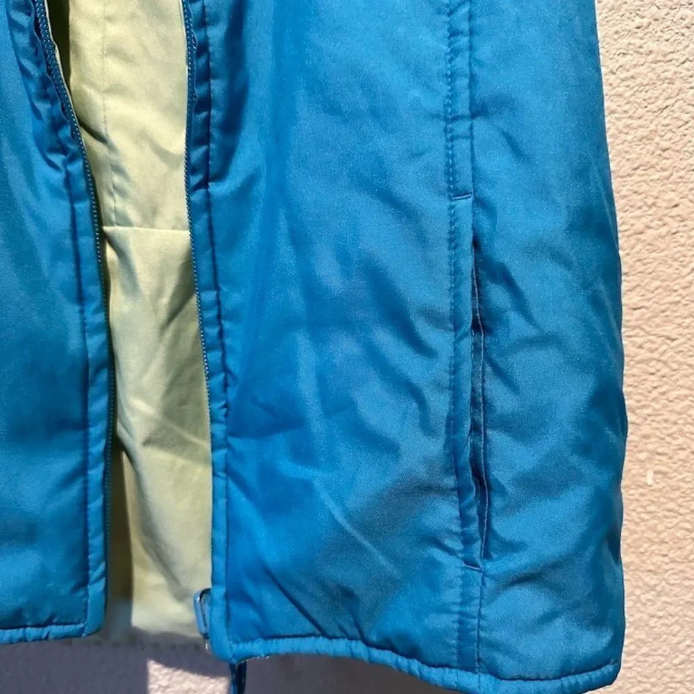 NEW GAP Girl Double Sided Vest in Blue & Green - Size L